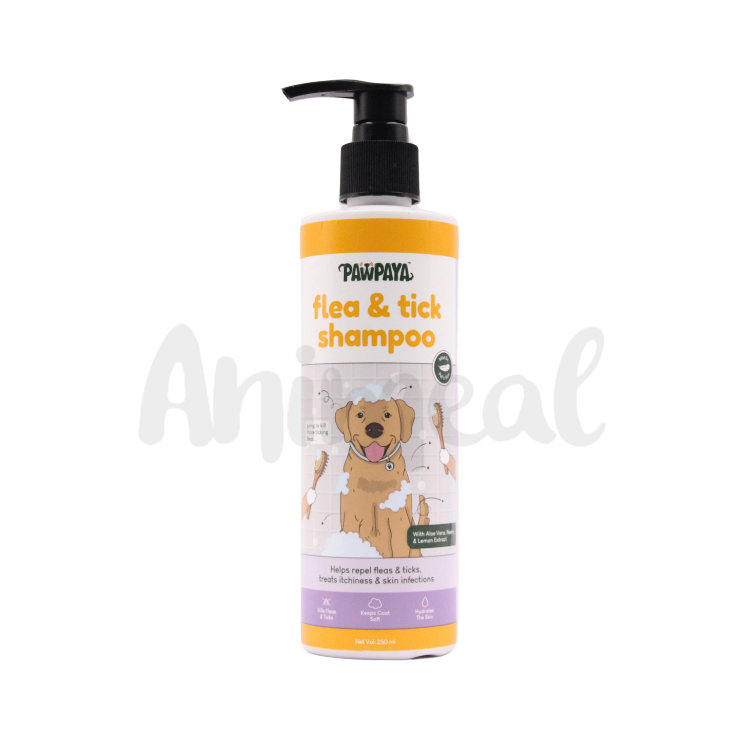 PAWPAYA FLEA & TICK SHAMPOO 250ML