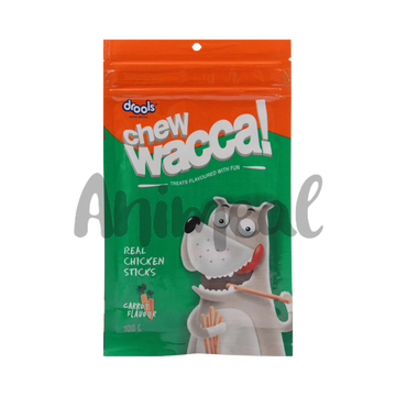 CHEW WACCA CARROT STICKS 100GM