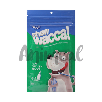 CHEW WACCA MILK STICKS 100GM