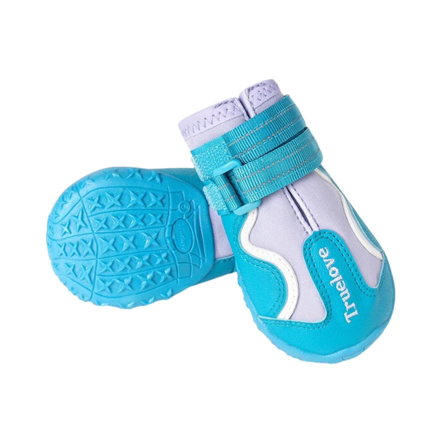 TRUELOVE WATER RESISTANCE DOG SHOES WITH TPR SOLE LAVENDER (S) - Animeal