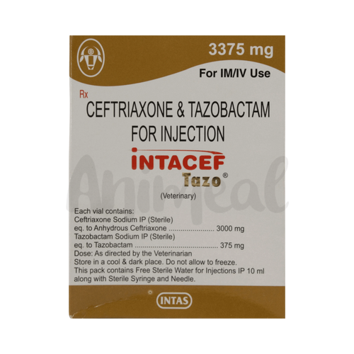 INTACEF TAZO 3375MG INJ - Animeal