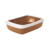 IRIZ CAT LITTER TRAY PLUS RAM NORDIC BROWN