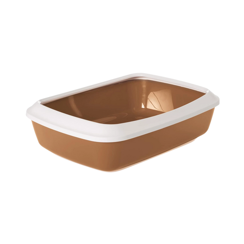 IRIZ CAT LITTER TRAY PLUS RAM NORDIC BROWN - Animeal