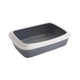 IRIZ CAT LITTER TRAY PLUS RIM GRAY