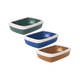 IRIZ CAT LITTER TRAY+RIM MULTI COLOUR