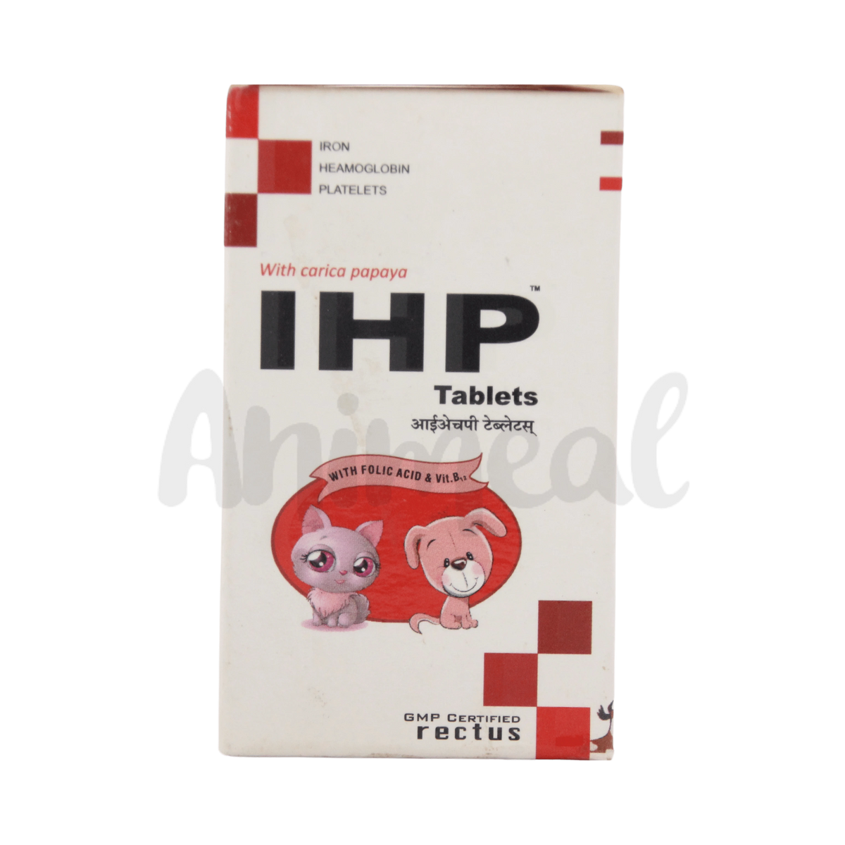 Ihp Tablet for Dogs and Cats, 30 Tablets - Animeal