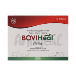 Intas Boviheal Wound Healing Bolus for Cattle, 8 Boluses - Animeal