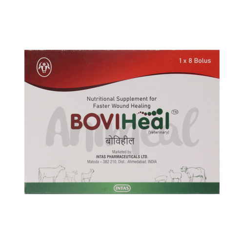 Intas Boviheal Wound Healing Bolus for Cattle, 8 Boluses - Animeal