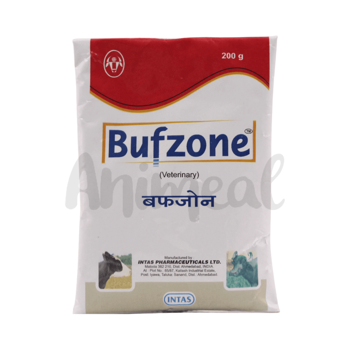 Intas Bufzone Powder for Farm Animals, 200g - Animeal