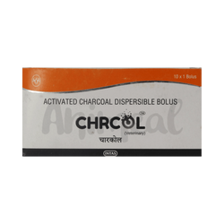Intas Charcol Activated Charcoal Bolus for Cattle, 10 Boluses - Animeal