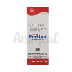 Intas Feritas Bolus for Farm Animals, 5 Boluses - Animeal