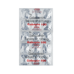Intas Gabapin 100 Gabapentin Tablets, 15 Tablets - Animeal