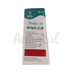 Intas Griptol-N Levofloxacin Oral Suspension, 60ml - Animeal