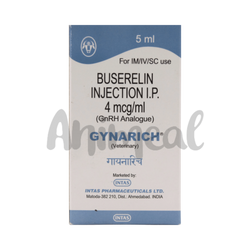 Intas Gynarich Buserelin Injection for Cows, 5ml - Animeal