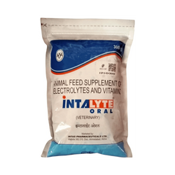 Intas Intalyte Oral Powder for Farm Animals, 300g - Animeal