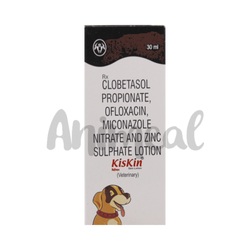 Intas Kiskin Skin Lotion for Dogs and Cats, 30ml - Animeal
