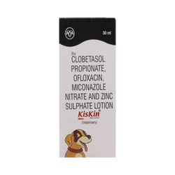 Intas Kiskin Skin Lotion for Dogs and Cats, 30ml - Animeal