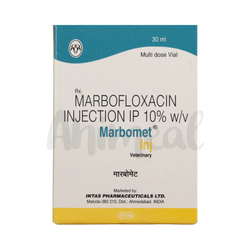 Intas Marbomet 10% Marbofloxacin Injection, 30ml - Animeal