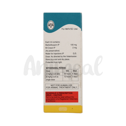 Intas Marbomet 10% Marbofloxacin Injection, 30ml - Animeal