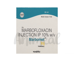 Intas Marbomet 10% Marbofloxacin Injection, 30ml - Animeal