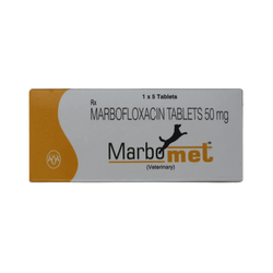 Intas Marbomet Marbofloxacin Tablets for Dogs and Cats, 5 Tablets - Animeal