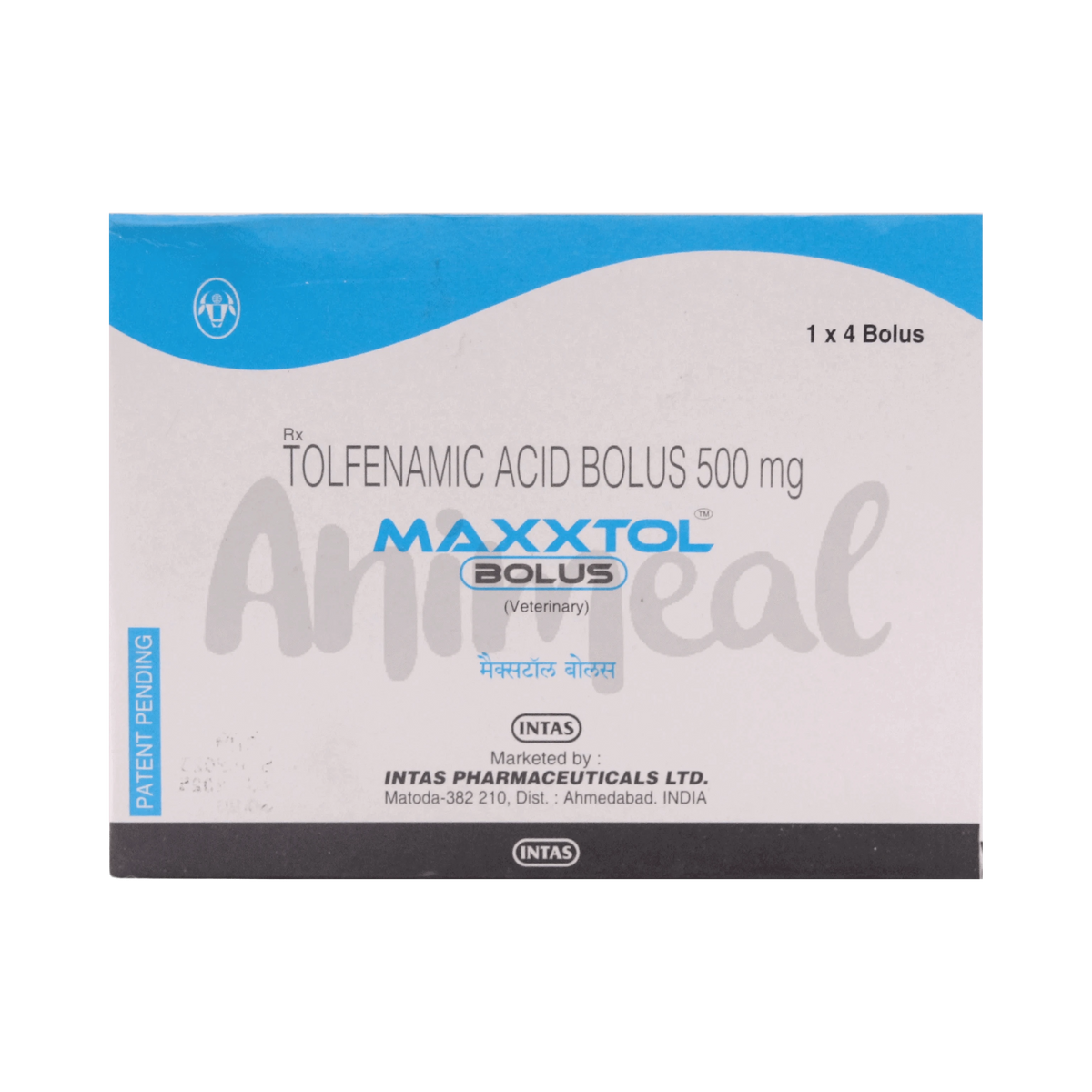 Intas Maxxtol Tolfenamic Acid Bolus for Cattle, 4 Boluses - Animeal
