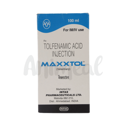 Intas Maxxtol Tolfenamic Acid Injection, 100ml - Animeal