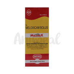 Intas Melonex Meloxicam Bolus for Cattle, 4 Boluses - Animeal