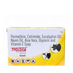 Intas Ticsop Soap for Dogs and Cats, 75g - Animeal