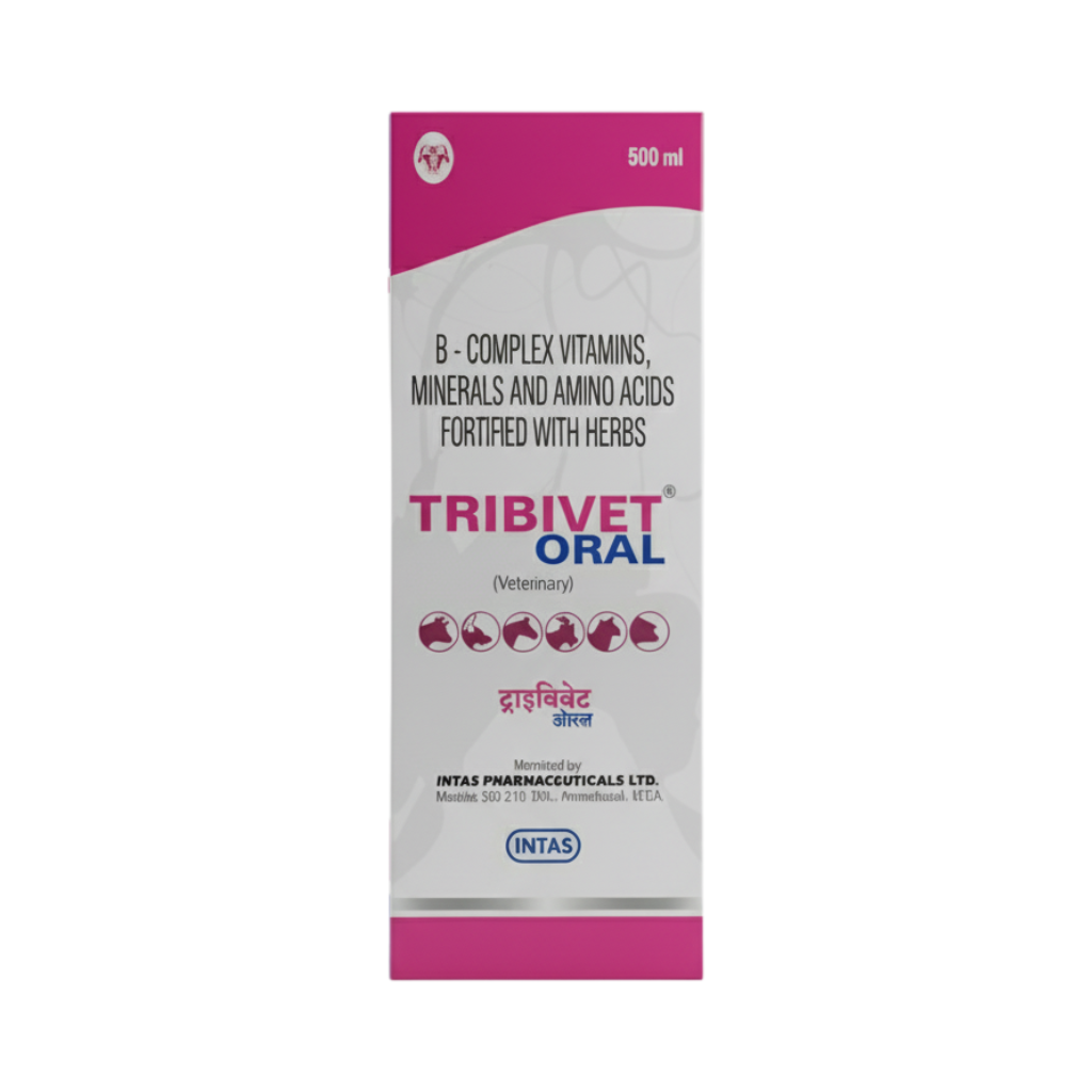 Intas Tribivet Oral Syrup for Cattle, 200ml - Animeal