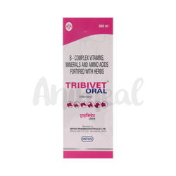 Intas Tribvet Oral Syrup for Farm Animals, 500ml - Animeal