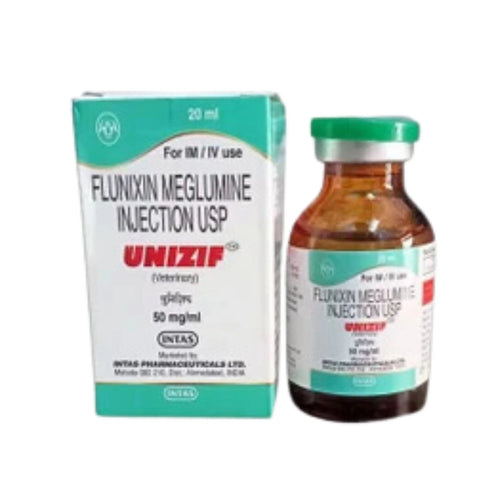 Intas Unizif Injection for Farm Animals, 20ml - Animeal