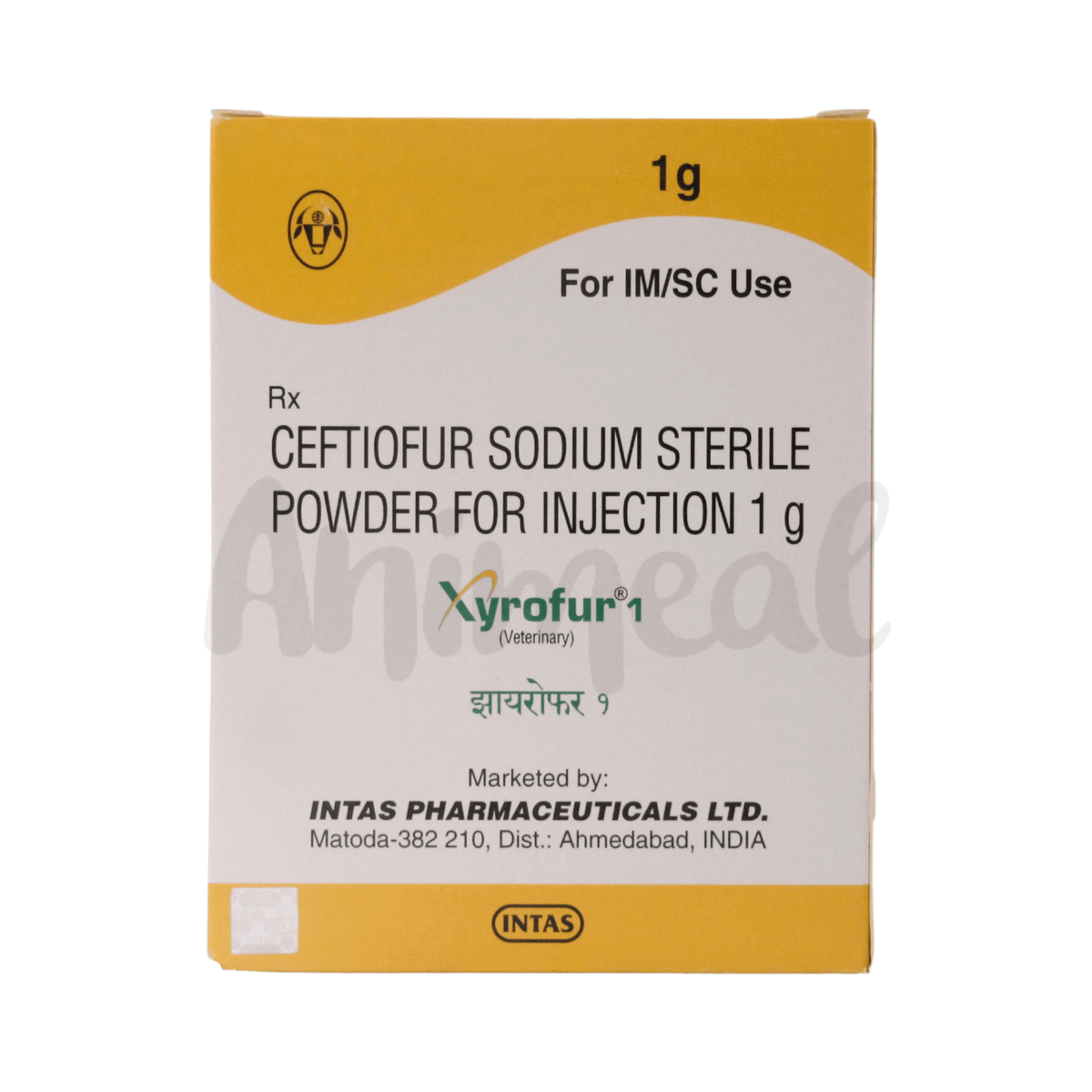 Intas Xyrofur Injection, 1g - Animeal