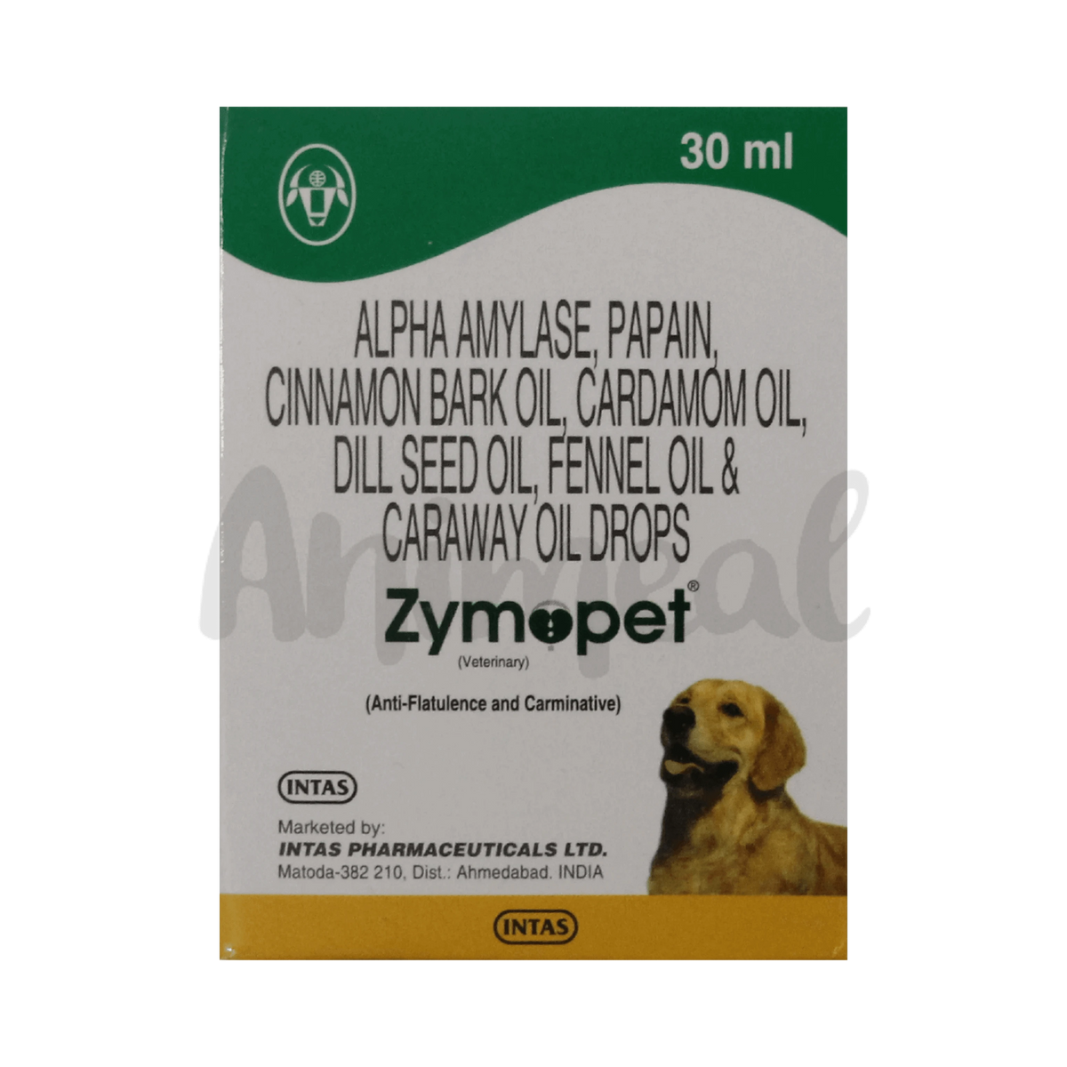 Intas Zymopet Drops for Dogs, 30ml - Animeal
