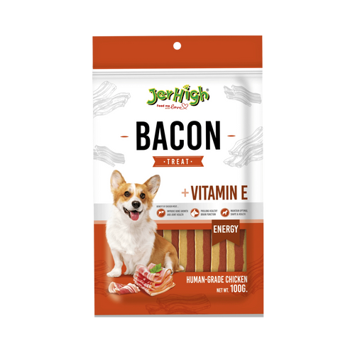JERHIGH BACON DOG TREAT (L) - Animeal