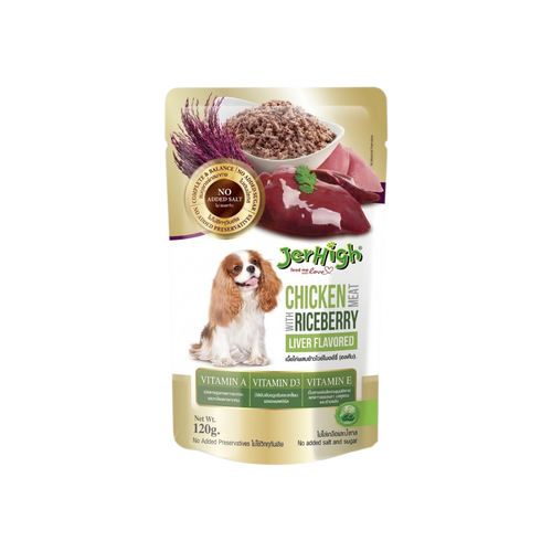 JERHIGH CHIC MEAT WT RICEBERRY LIVER GRAVY - Animeal
