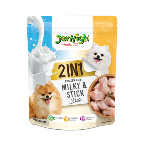 JERHIGH MILKY & STICK 2IN1 TREAT - Animeal