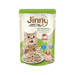 JINNY TUNA IN JELLY TOPPING CHICKEN - Animeal