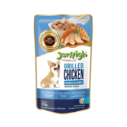 JerHigh Grilled Chicken Gravy Wet Dog Food, 120g - Animeal