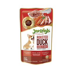 JerHigh Roasted Duck Gravy Wet Dog Food, 120g - Animeal