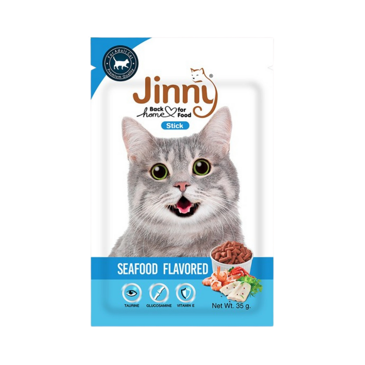 Jinny Cat Treat Seafood 35g - Animeal