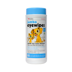 Jumbo Eyewipes Wipes for Dogs and Cats, 80 Pieces - Animeal