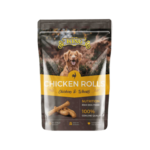 KING CHICKEN ROLL DOG TREAT - Animeal