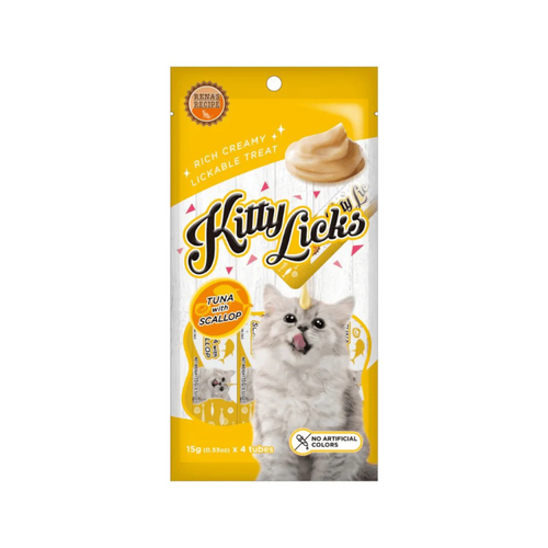 KITTY LICKS TUNA WITH SCALLOP TREAT - Animeal