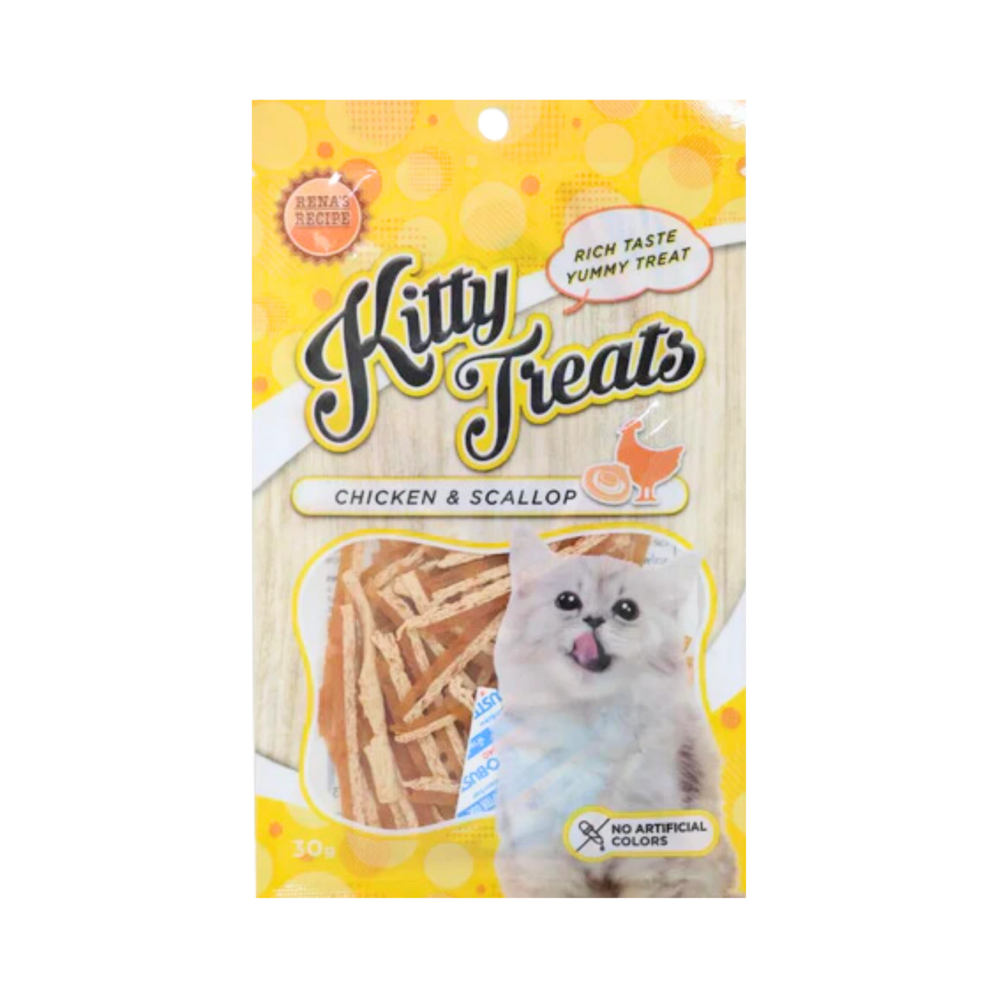 KITTY TREATS CHICKEN  WITH SCALLOP FLAVOUR - Animeal
