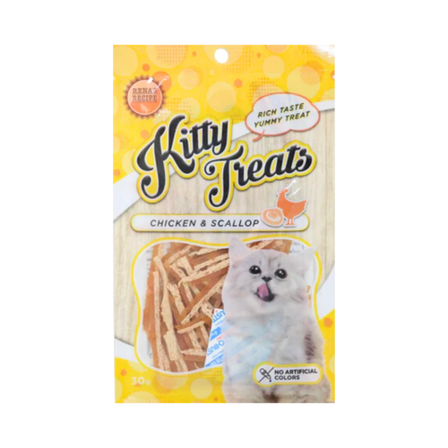 KITTY TREATS CHICKEN  WITH SCALLOP FLAVOUR - Animeal