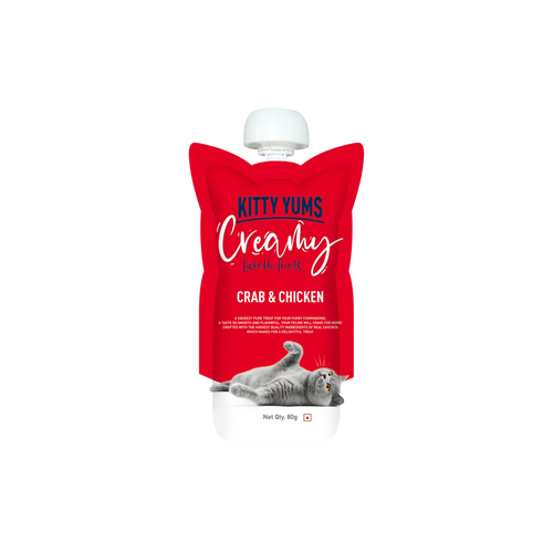 KITTY YUM CREAMY CRAB & CHICKEN (XS) - Animeal