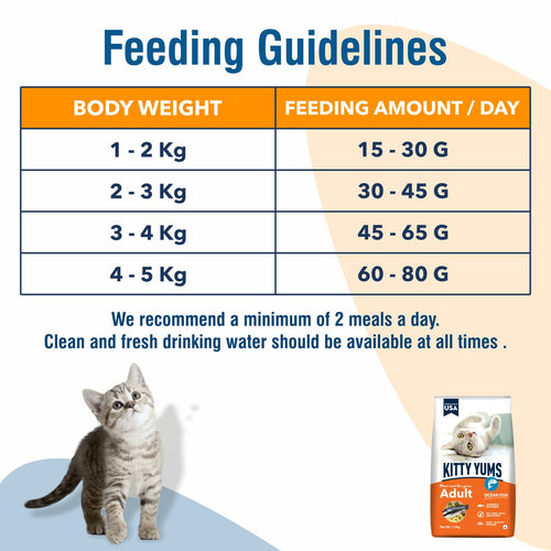 KITTY YUMS ADULT CAT DRY FOOD [20 KG] - Animeal