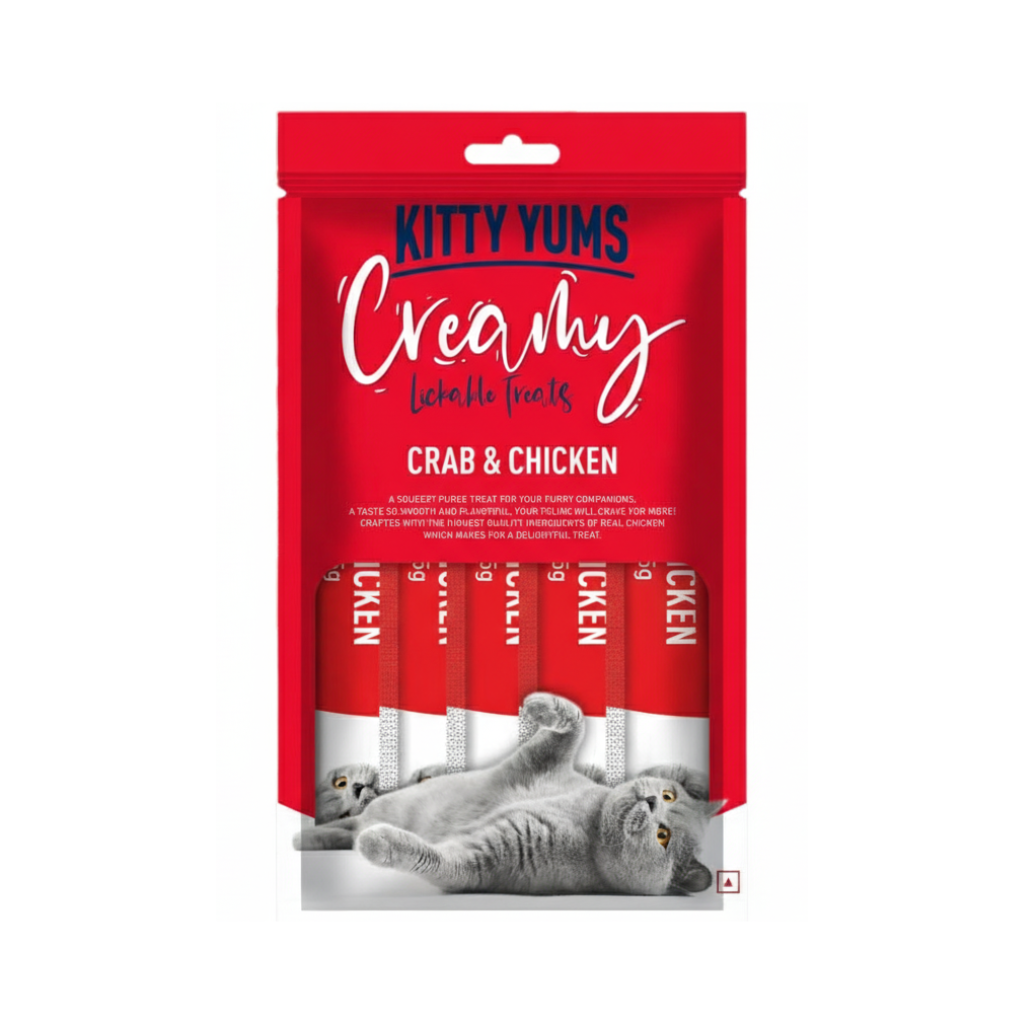 KITTY YUMS CREAMY CRAB & CHIC TREATS - Animeal