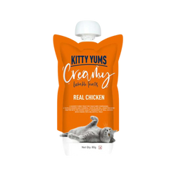 KITTY YUMS CREAMY REAL CHICKEN TREATS (XS) - Animeal